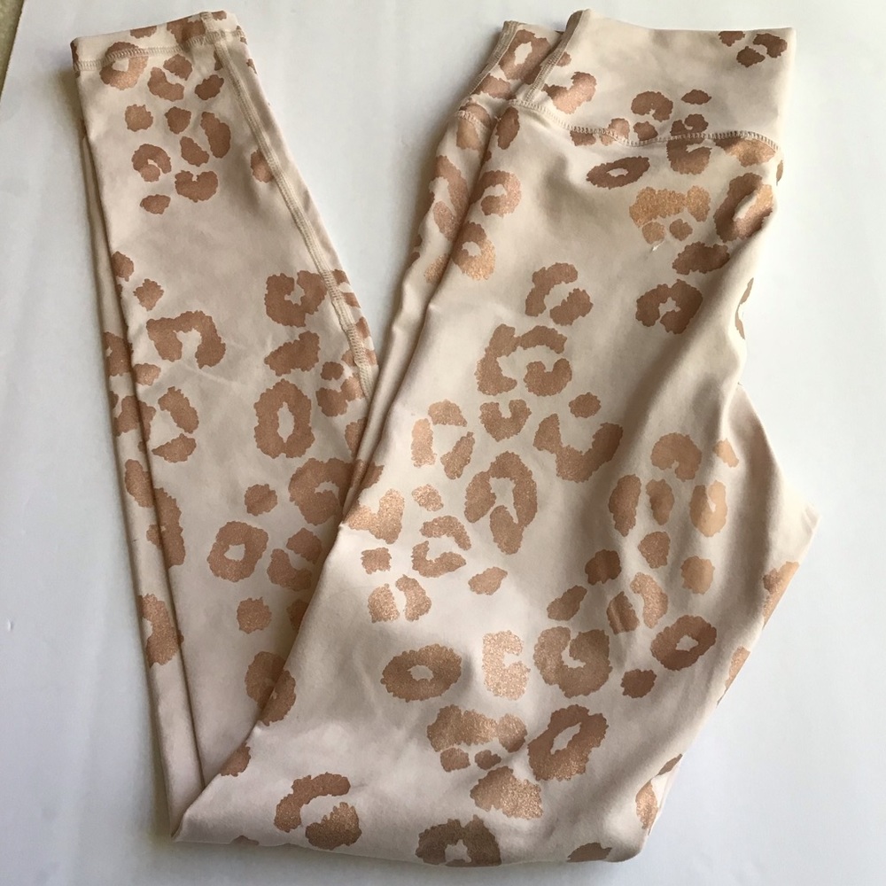Spiritual Gangster Lux leopard Print High Waist Leggings S HTF
